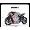 GULY 60507 XE MÁY TESLA SR-X tỷ lệ 1:5 bộ đồ chơi xếp lắp ráp ghép mô hình Technic TESILA SR-X Kỹ Thuật Công Nghệ Cao Mô Hình Phương Tiện 2268 khối