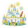 MINGDI LEIBAO K0897 0897 LÂU ĐÀI PHÁO HOA bộ đồ chơi xếp lắp ráp ghép mô hình Girl PRINCESS CASTLE Con Gái 518 khối