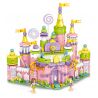 MINGDI LEIBAO K0898 0898 LÂU ĐÀI KẸO bộ đồ chơi xếp lắp ráp ghép mô hình Girl PRINCESS CASTLE Con Gái 509 khối