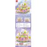 MINGDI LEIBAO K0898 0898 LÂU ĐÀI KẸO bộ đồ chơi xếp lắp ráp ghép mô hình Girl PRINCESS CASTLE Con Gái 509 khối