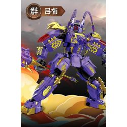 Kazi KY8102 8102 TAM QUỐC PHÉP THUẬT LỮ BỐ bộ đồ chơi xếp lắp ráp ghép mô hình 395 khối