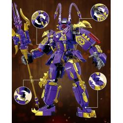 Kazi KY8102 8102 TAM QUỐC PHÉP THUẬT LỮ BỐ bộ đồ chơi xếp lắp ráp ghép mô hình 395 khối