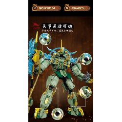 Kazi KY8104 8104 TAM QUỐC PHÉP THUẬT DIAN WEI bộ đồ chơi xếp lắp ráp ghép mô hình 394 khối