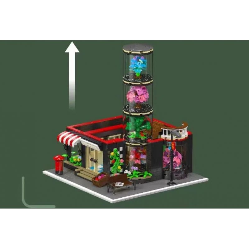 MouldKing 16056 Mould King 16056 CỬA HÀNG HOA bộ đồ chơi xếp lắp ráp ghép mô hình Creator FLOWER SHOP Sáng Tạo 2291 khối MouldKing 16056 Mould King 16056 CỬA HÀNG HOA bộ đồ chơi xếp lắp ráp ghép mô hình Creator FLOWER SHOP Sáng Tạo 2291 khối