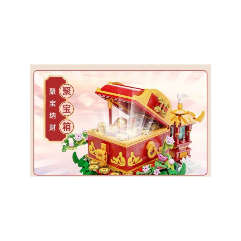 PANTASY 18009 WEALTH FREEDOM NĂM MỚI ĐỘC QUYỀN bộ đồ chơi xếp lắp ráp ghép mô hình Creator Sáng Tạo