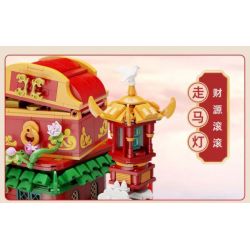 PANTASY 18009 WEALTH FREEDOM NĂM MỚI ĐỘC QUYỀN bộ đồ chơi xếp lắp ráp ghép mô hình Creator Sáng Tạo