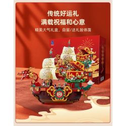 PANTASY 18009 WEALTH FREEDOM NĂM MỚI ĐỘC QUYỀN bộ đồ chơi xếp lắp ráp ghép mô hình Creator Sáng Tạo