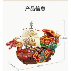 PANTASY 18009 WEALTH FREEDOM NĂM MỚI ĐỘC QUYỀN bộ đồ chơi xếp lắp ráp ghép mô hình Creator Sáng Tạo