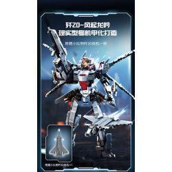 SEMBO 202245 MỘT QUỐC GIA HÙNG MẠNH J-20-GIÓ NỔI RỒNG GẦM bộ đồ chơi xếp lắp ráp ghép mô hình 1281 khối