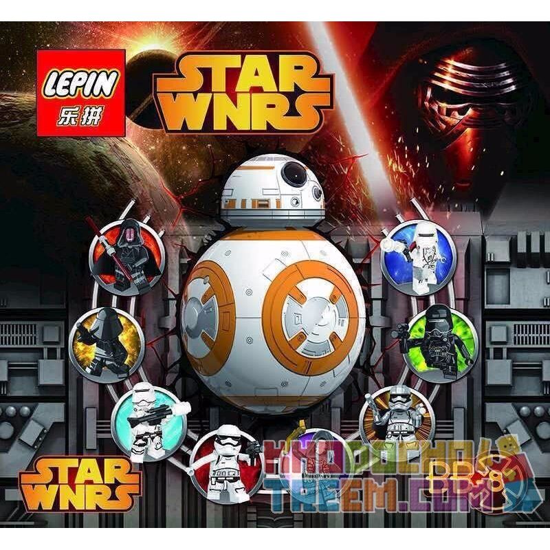 LEPIN 03027 non Lego BB-8 bộ đồ chơi xếp lắp ráp ghép mô hình Star Wars Chiến Tranh Giữa Các Vì Sao