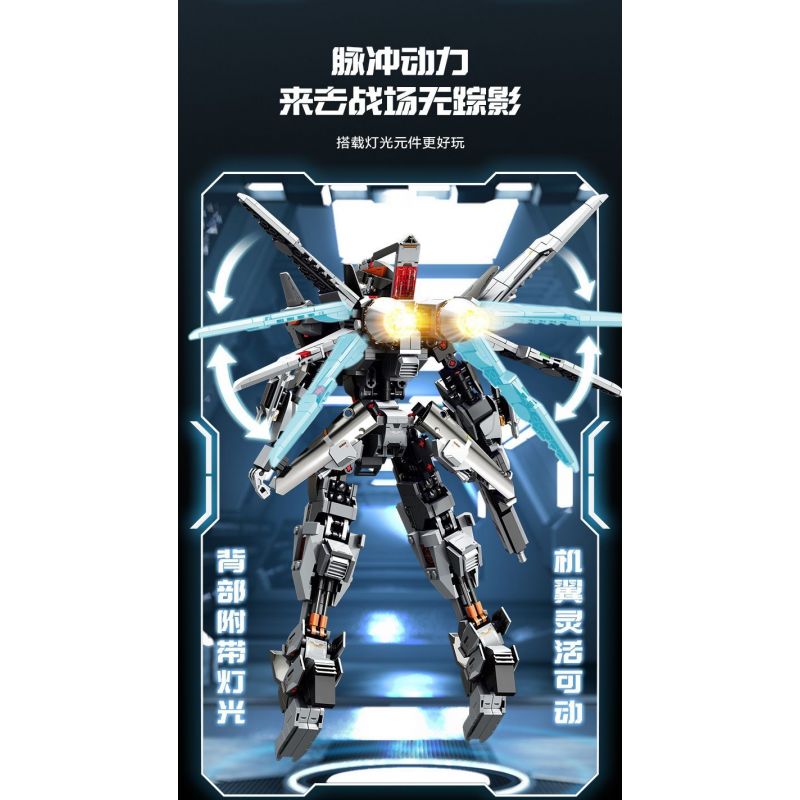 SEMBO 202245 MỘT QUỐC GIA HÙNG MẠNH J-20-GIÓ NỔI RỒNG GẦM bộ đồ chơi xếp lắp ráp ghép mô hình 1281 khối