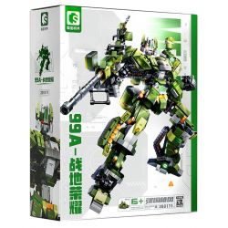 SEMBO 203171 CƯỜNG QUỐC 99A-CHIẾN TRƯỜNG VINH QUANG bộ đồ chơi xếp lắp ráp ghép mô hình 1634 khối