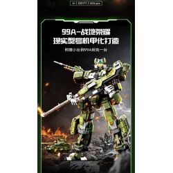 SEMBO 203171 CƯỜNG QUỐC 99A-CHIẾN TRƯỜNG VINH QUANG bộ đồ chơi xếp lắp ráp ghép mô hình 1634 khối