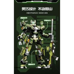 SEMBO 203171 CƯỜNG QUỐC 99A-CHIẾN TRƯỜNG VINH QUANG bộ đồ chơi xếp lắp ráp ghép mô hình 1634 khối