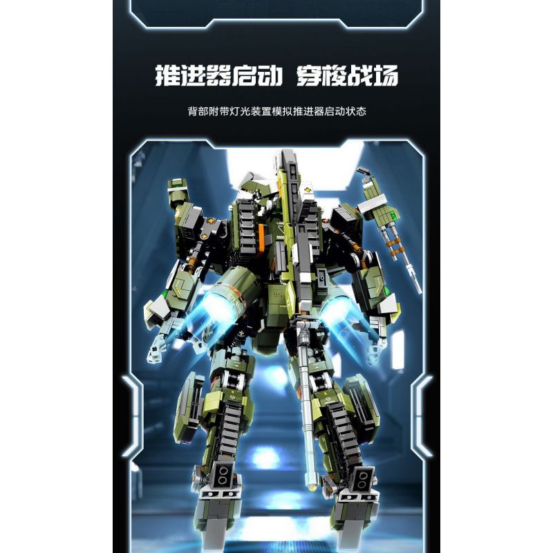 SEMBO 203171 CƯỜNG QUỐC 99A-CHIẾN TRƯỜNG VINH QUANG bộ đồ chơi xếp lắp ráp ghép mô hình 1634 khối