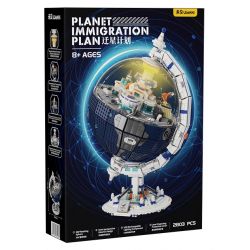 JMBRICKLAYER 70006 WEKKI 506502 KẾ HOẠCH DI CHUYỂN SAO bộ đồ chơi xếp lắp ráp ghép mô hình PLANET IMMIGRATION 2803 khối