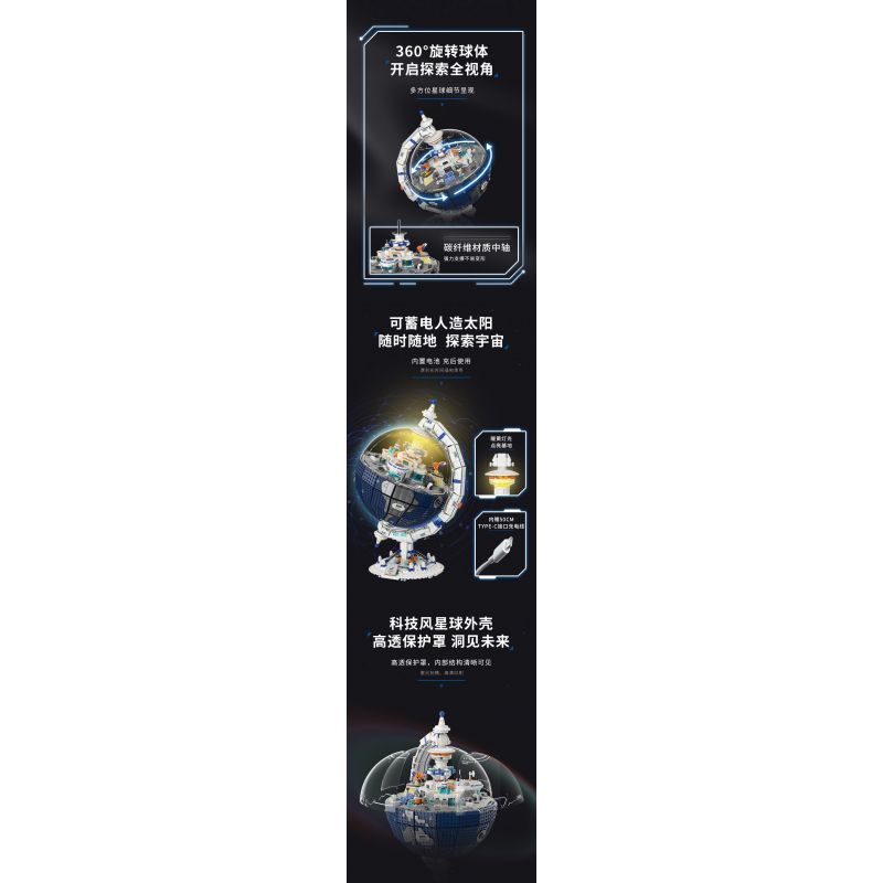 JMBRICKLAYER 70006 WEKKI 506502 KẾ HOẠCH DI CHUYỂN SAO bộ đồ chơi xếp lắp ráp ghép mô hình PLANET IMMIGRATION 2803 khối