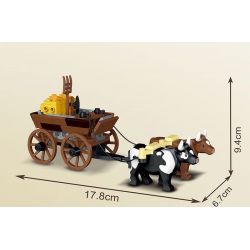 MorkModel 033051 Mork Model 033051 TÚP LỀU VIKING bộ đồ chơi xếp lắp ráp ghép mô hình Vikings THE VIKINGS HOUSE Người Viking 3129 khối