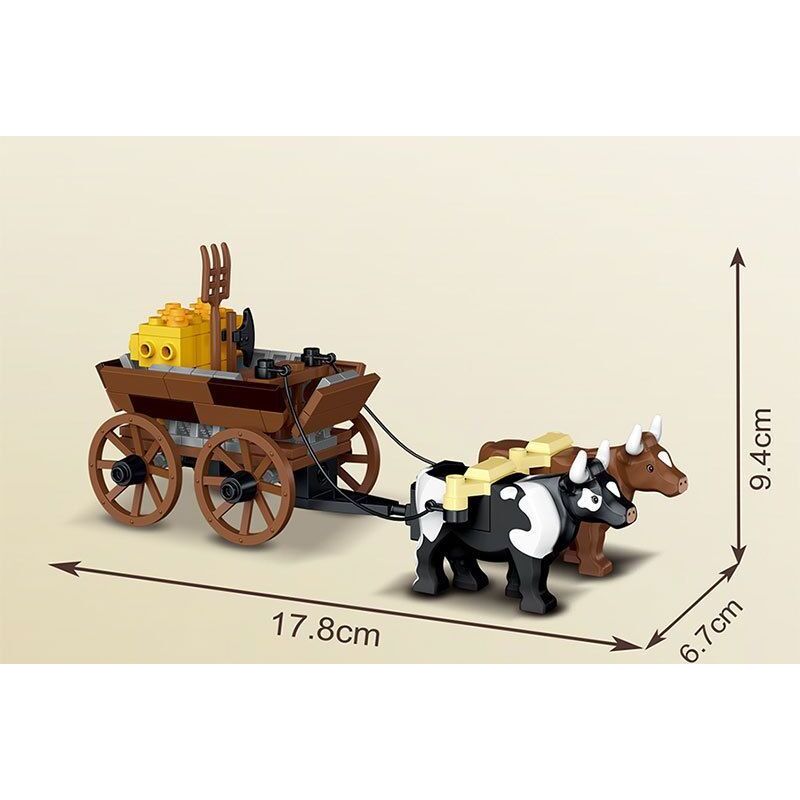 MorkModel 033051 Mork Model 033051 TÚP LỀU VIKING bộ đồ chơi xếp lắp ráp ghép mô hình Vikings THE VIKINGS HOUSE Người Viking 3129 khối