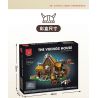 MorkModel 033051 Mork Model 033051 TÚP LỀU VIKING bộ đồ chơi xếp lắp ráp ghép mô hình Vikings THE VIKINGS HOUSE Người Viking 3129 khối