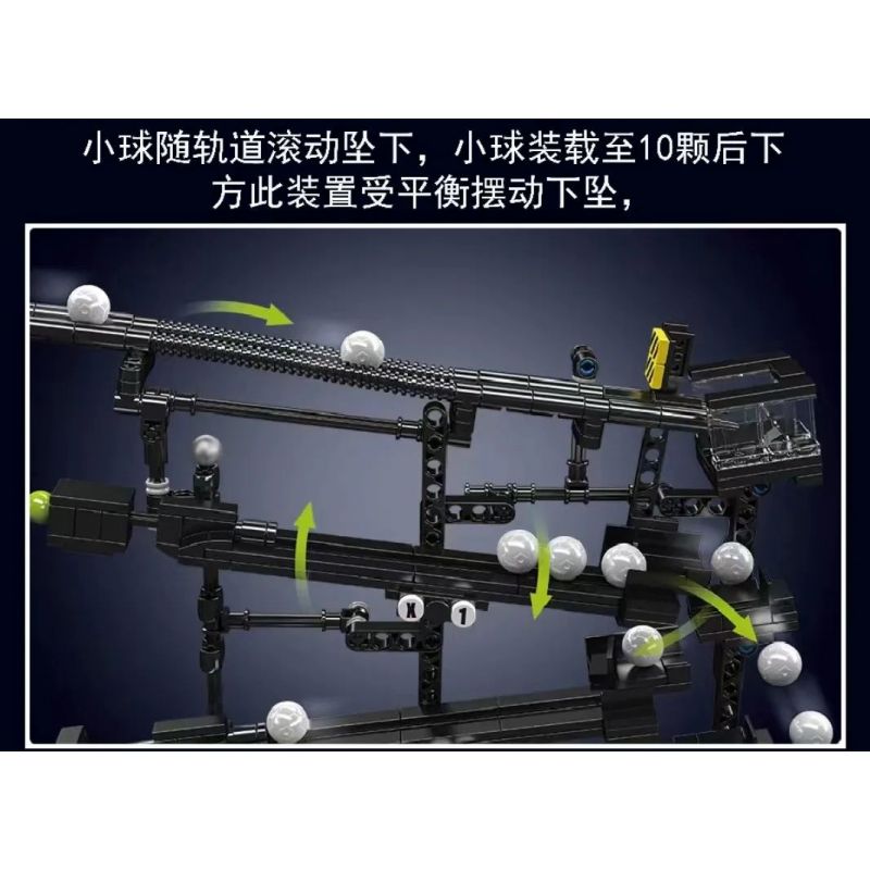 MouldKing 26012 Mould King 26012 REBRICKABLE MOC-96326 96326 MOC96326 NHÀ MÁY DÂY CHUYỀN LẮP RÁP GBC ĐẾM BÓNG LOGARIT bộ đồ chơi xếp lắp ráp ghép mô hình Technic LOGARITHMIC BALL CALCULATOR Kỹ Thuật Công Nghệ Cao Mô Hình Phương Tiện 2066 khối