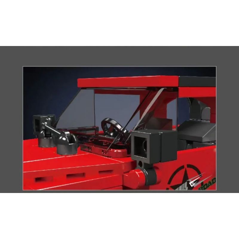 MouldKing 27058 Mould King 27058 NGƯỜI HAY CÃI LỘN bộ đồ chơi xếp lắp ráp ghép mô hình Speed Champions Racing Cars WEANGLER Đua Xe Công Thức 414 khối