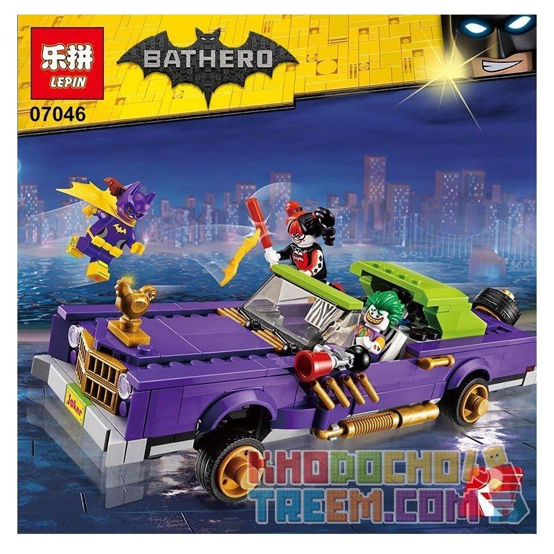 NOT The Lego Batman Movie 70906 The Joker Notorious Lowrider Clown Lowrider  , Bela 10633 Lari 10633 LEPIN 07046 SHENG YUAN SY SY946 Xếp hình Các Joker  Notorious Lowrider giá sốc rẻ nhất