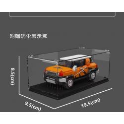 MouldKing 27059 Mould King 27059 TÀU TUẦN DƯƠNG FJ bộ đồ chơi xếp lắp ráp ghép mô hình Speed Champions Racing Cars FJ CRUISER Đua Xe Công Thức 414 khối