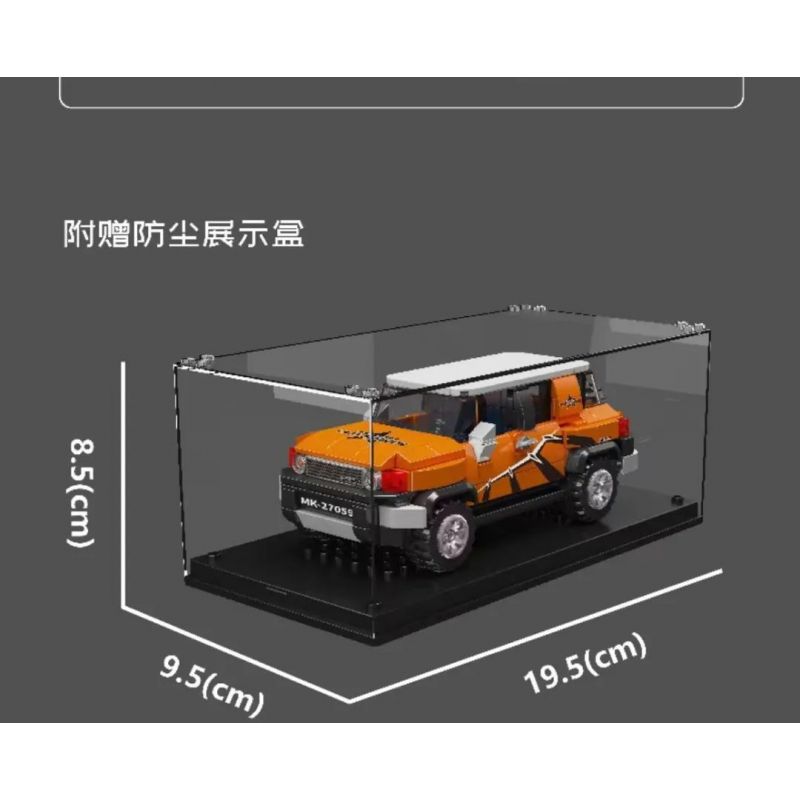 MouldKing 27059 Mould King 27059 TÀU TUẦN DƯƠNG FJ bộ đồ chơi xếp lắp ráp ghép mô hình Speed Champions Racing Cars FJ CRUISER Đua Xe Công Thức 414 khối