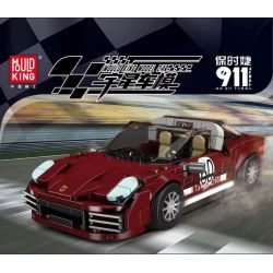 MouldKing 27060 Mould King 27060 PORSCHE 911 TARGA bộ đồ chơi xếp lắp ráp ghép mô hình Speed Champions Racing Cars Đua Xe Công Thức 362 khối