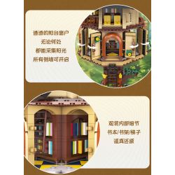 CADA DOUBLEE C66013 66013 THƯ VIỆN NHÀ TRÊN CÂY bộ đồ chơi xếp lắp ráp ghép mô hình Creator Sáng Tạo 1808 khối