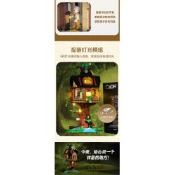 CADA DOUBLEE C66013 66013 THƯ VIỆN NHÀ TRÊN CÂY bộ đồ chơi xếp lắp ráp ghép mô hình Creator Sáng Tạo 1808 khối