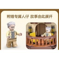 CADA DOUBLEE C66013 66013 THƯ VIỆN NHÀ TRÊN CÂY bộ đồ chơi xếp lắp ráp ghép mô hình Creator Sáng Tạo 1808 khối