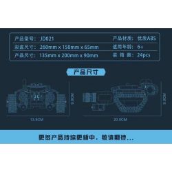 SMALL ANGLE JD021 XE TĂNG TƯƠNG LAI CỦA NGÔI SAO bộ đồ chơi xếp lắp ráp ghép mô hình Technic FUTURE BATTLESHIP Kỹ Thuật Công Nghệ Cao Mô Hình Phương Tiện 569 khối