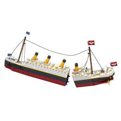 SX 9009 TÀU TITANIC bộ đồ chơi xếp lắp ráp ghép mô hình Creator Sáng Tạo 1507 khối