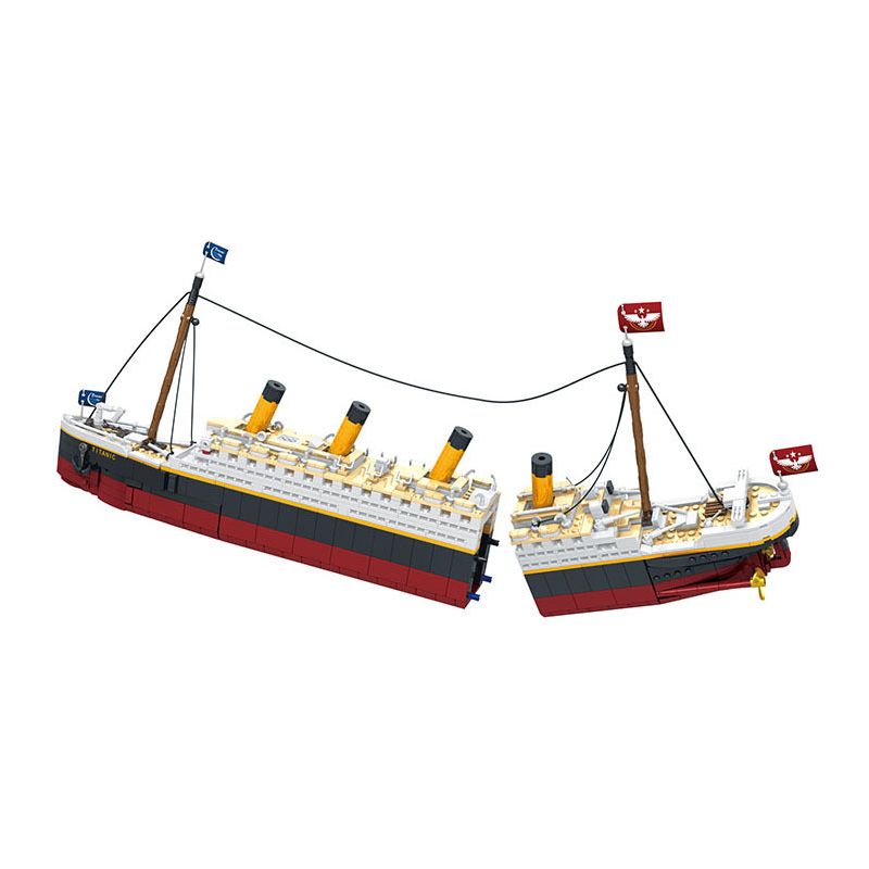 SX 9009 TÀU TITANIC bộ đồ chơi xếp lắp ráp ghép mô hình Creator Sáng Tạo 1507 khối