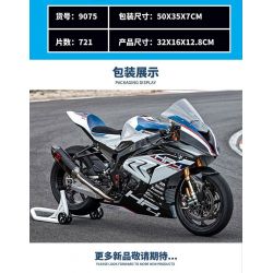 SX 9075 XE MÁY BMW HP4 bộ đồ chơi xếp lắp ráp ghép mô hình Technic LOCOMOTIVE HP4 Kỹ Thuật Công Nghệ Cao Mô Hình Phương Tiện 721 khối