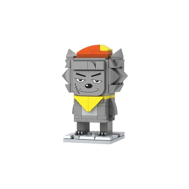 WISE BLOCK AULDEY HA393023 393023 HA393019 393019 HA393020 393020 HA393021 393021 ĐỒNG CỎ QINGQING THAY ĐỔI 3 MẪU DÊ DỄ CHỊU LƯỜI BIẾNG SÓI LỚN bộ đồ chơi xếp lắp ráp ghép mô hình Movie & Game Phim Và Trò Chơi 416 khối