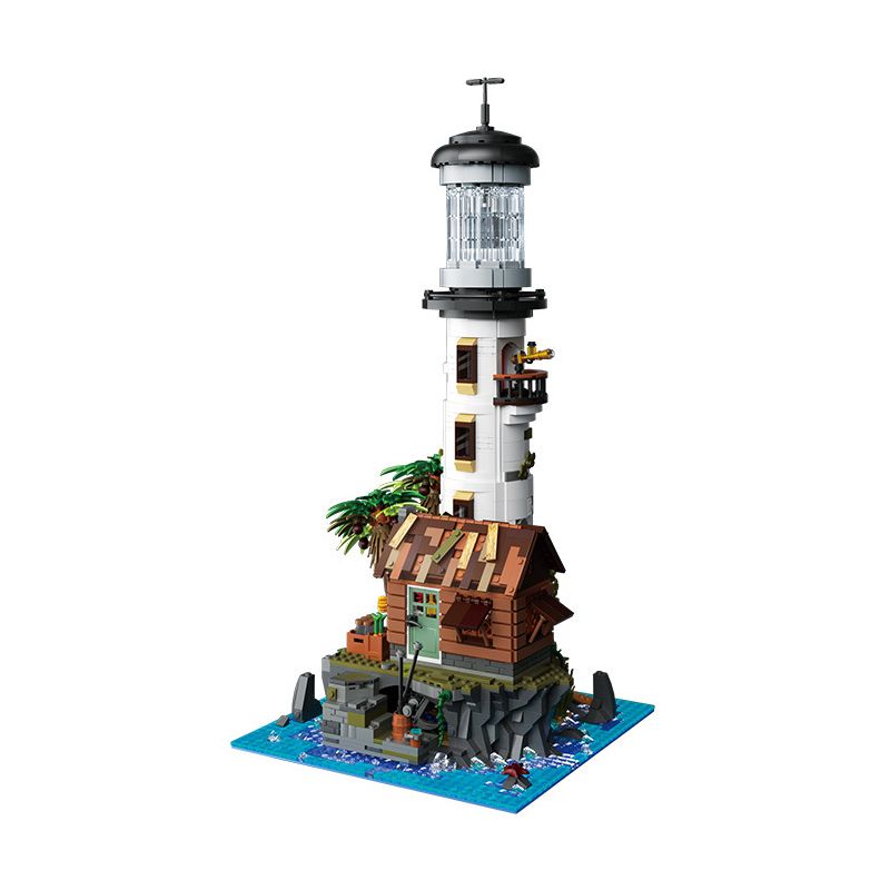 ZHEGAO 613003 non Lego NGỌN HẢI ĐĂNG LÀNG CHÀI bộ đồ chơi xếp lắp ráp ghép mô hình Creator LIGHTHOUSE Sáng Tạo 2340 khối