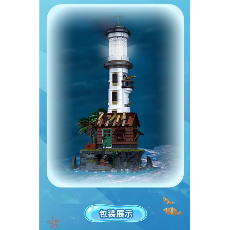 ZHEGAO 613003 NGỌN HẢI ĐĂNG LÀNG CHÀI bộ đồ chơi xếp lắp ráp ghép mô hình Creator LIGHTHOUSE Sáng Tạo 2340 khối ZHEGAO 613003 NGỌN HẢI ĐĂNG LÀNG CHÀI bộ đồ chơi xếp lắp ráp ghép mô hình Creator LIGHTHOUSE Sáng Tạo 2340 khối