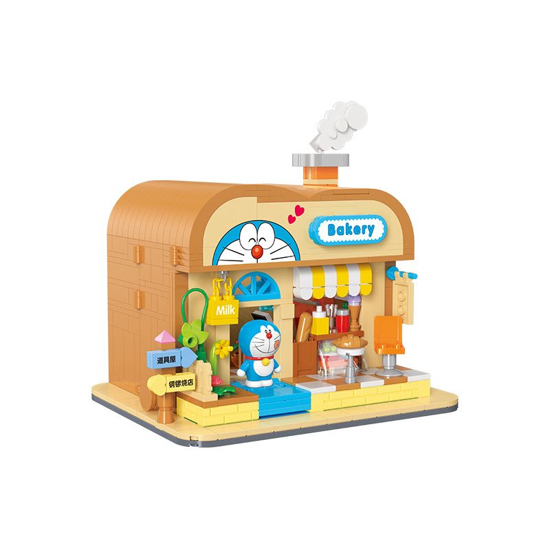 BALODY 21084 non Lego TIỆM BÁNH DOREMON bộ đồ chơi xếp lắp ráp ghép mô hình Movie & Game DORAEMON Phim Và Trò Chơi 765 khối