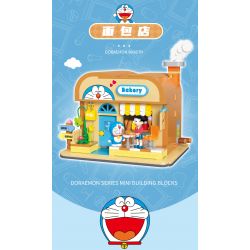 BALODY 21084 TIỆM BÁNH DOREMON bộ đồ chơi xếp lắp ráp ghép mô hình Movie & Game DORAEMON Phim Và Trò Chơi 765 khối