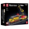 MouldKing 12027 12027S Mould King 12027 12027S ĐẦU MÁY DIESEL SD40-2 bộ đồ chơi xếp lắp ráp ghép mô hình City EMD SD40-2 DIESEL LOCOMOTIVE Thành Phố 1170 khối