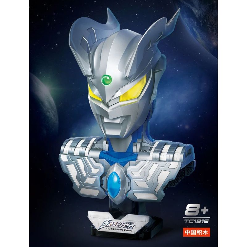 TOP TOY TC1815 1815 non Lego ULTRAMAN ZERO BÁN THÂN bộ đồ chơi xếp lắp ráp ghép mô hình Movie & Game Phim Và Trò Chơi 1700 khối