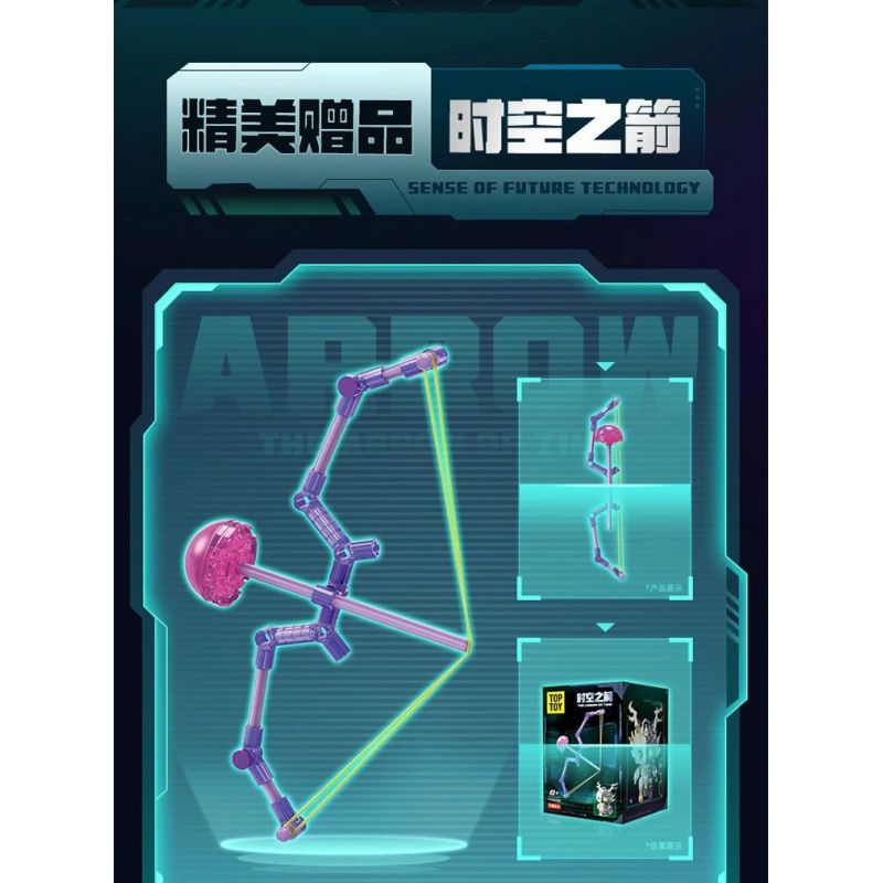 TOP TOY TC1814 1814 THỜI GIAN VÀ KHÔNG NGUYÊN LONG bộ đồ chơi xếp lắp ráp ghép mô hình 900 khối