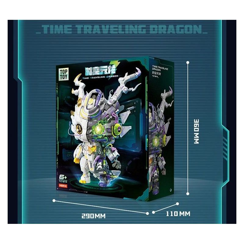 TOP TOY TC1814 1814 THỜI GIAN VÀ KHÔNG NGUYÊN LONG bộ đồ chơi xếp lắp ráp ghép mô hình 900 khối