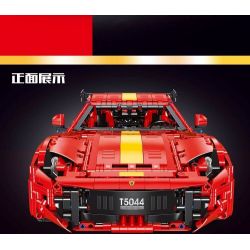 TYGOLL T5044 5044 XE THỂ THAO FERRARI 812 tỷ lệ 1:8 bộ đồ chơi xếp lắp ráp ghép mô hình Technic FERRARI 812 SUPER CAR Kỹ Thuật Công Nghệ Cao Mô Hình Phương Tiện 2926 khối