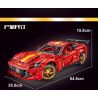 TYGOLL T5044 5044 XE THỂ THAO FERRARI 812 tỷ lệ 1:8 bộ đồ chơi xếp lắp ráp ghép mô hình Technic FERRARI 812 SUPER CAR Kỹ Thuật Công Nghệ Cao Mô Hình Phương Tiện 2926 khối