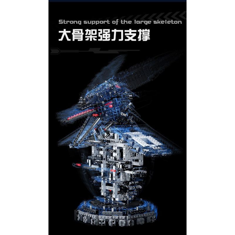 SHARP MODEL JIMULIANG PRODUCT 10524 NARUTO CHÍN ĐUÔI SUSANOO bộ đồ chơi xếp lắp ráp ghép mô hình Movie & Game Phim Và Trò Chơi 2830 khối