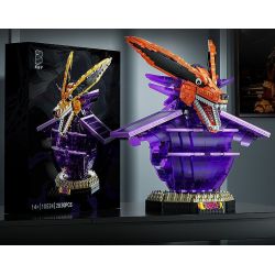 SHARP MODEL JIMULIANG PRODUCT 10524 NARUTO CHÍN ĐUÔI SUSANOO bộ đồ chơi xếp lắp ráp ghép mô hình Movie & Game Phim Và Trò Chơi 2830 khối